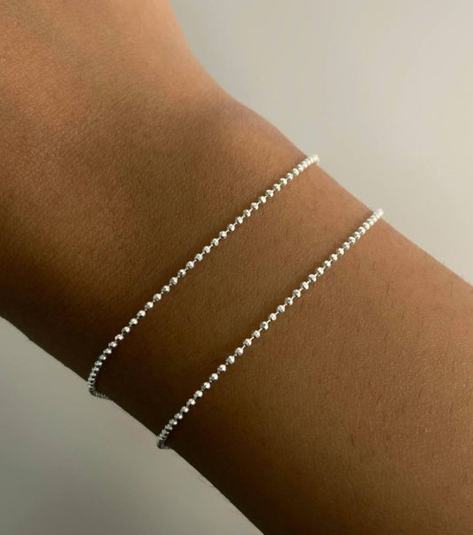 Pulseira diamante mini em prata 925