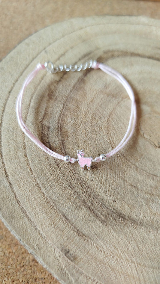 PULSEIRA ILHAMA ROSA EM PRATA 925