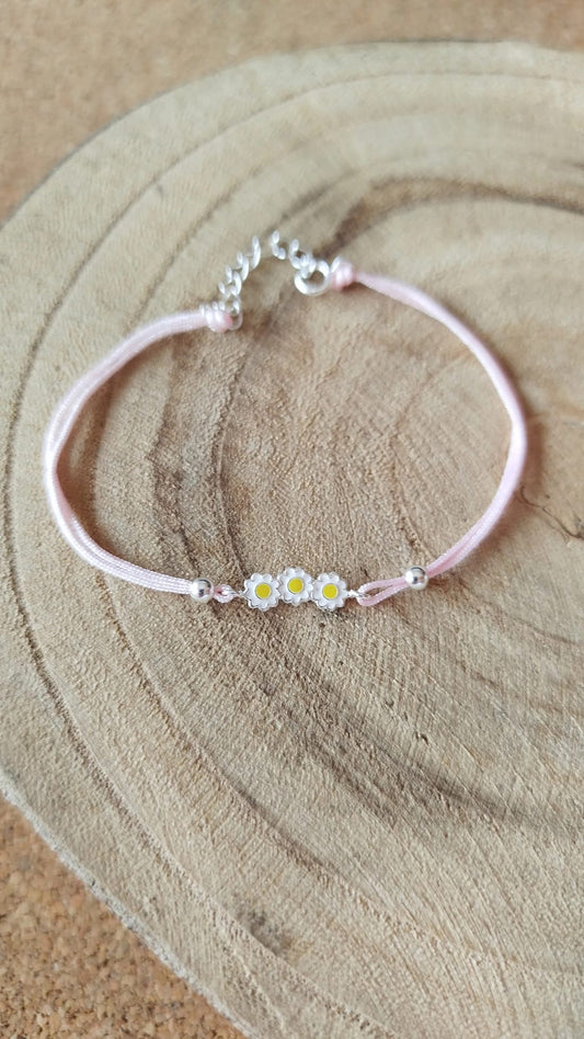 Pulseira Margarida em prata 925